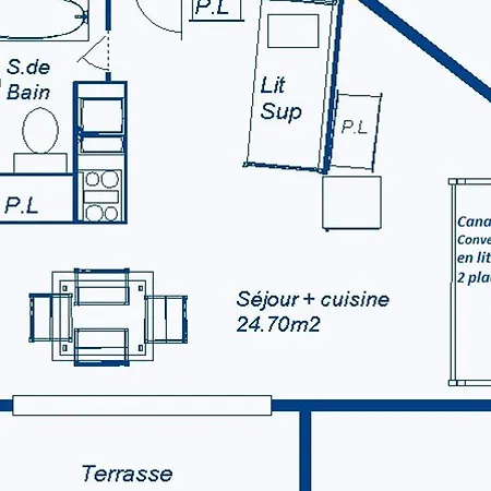 Apartment Confortable 4 Pers Avec Terrasse, Animaux Admis Et Wifi Gratuit *